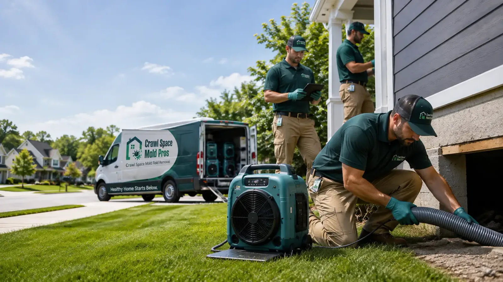 Crawl Space Mold Removal in Paso Robles, CA